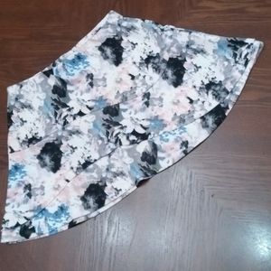 Aqua Cream Mini Skirt